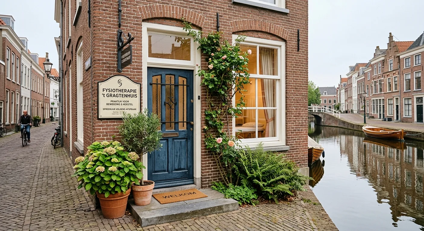 Entree van de praktijk in Gouda